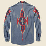 Chimayo Jacquard Overshirt - Dark Indigo - RRL - STAG Provisions - Tops - L/S Woven - Overshirt