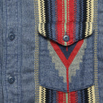 Chimayo Jacquard Overshirt - Dark Indigo - RRL - STAG Provisions - Tops - L/S Woven - Overshirt