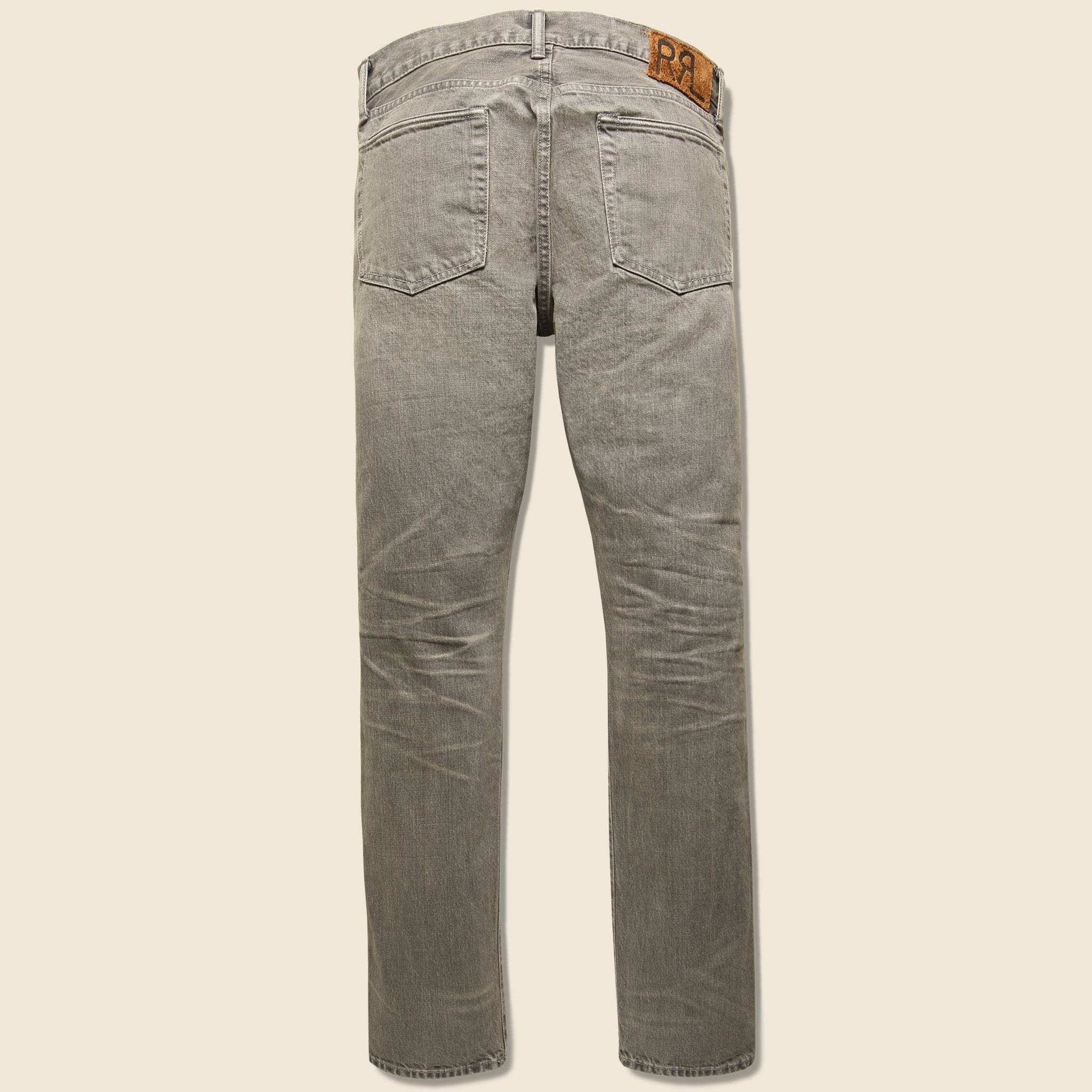 Slim Fit Jean - Cloudy Grey Wash - RRL - STAG Provisions - Pants - Denim