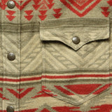 Marvel Beacon Jacquard Overshirt - Tan/Red - RRL - STAG Provisions - Tops - L/S Woven - Overshirt