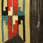 Bromley Wool Jacquard Leather Jacket - Brown/Cream - RRL - STAG Provisions - Outerwear - Coat / Jacket