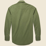 Slim-Fit Western Shirt - Olive - RRL - STAG Provisions - Tops - L/S Woven - Solid
