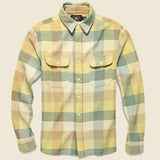 Matlock Twill Workshirt - Yellow/Green - RRL - STAG Provisions - Tops - L/S Woven - Plaid