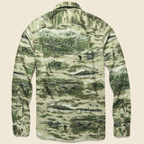 Printed Matlock Flannel Workshirt - Tan - RRL - STAG Provisions - Tops - L/S Woven - Other Pattern