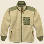 Ripstop-Paneled Sherpa Liner - Mountain Cream - RRL - STAG Provisions - Outerwear - Coat / Jacket