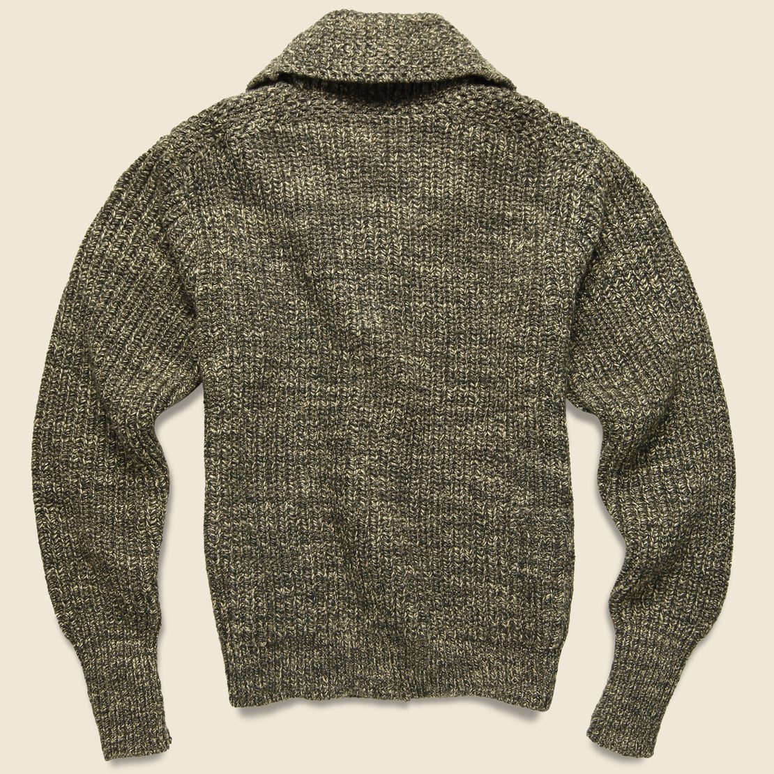 Shawl Collar Cardigan - Olive/Tan - RRL - STAG Provisions - Tops - Sweater