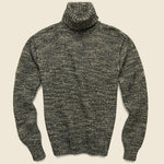 Wool-Blend Turtleneck Pullover - Black/Cream - RRL - STAG Provisions - Tops - Sweater