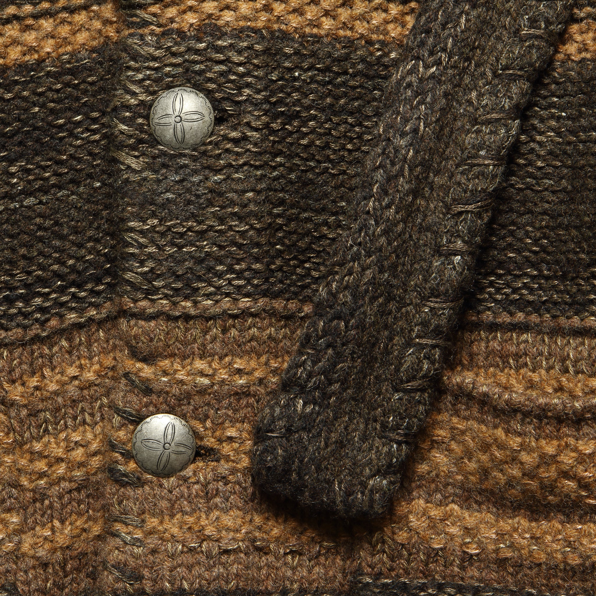 Ranch Shawl Collar Cardigan - Brown - RRL - STAG Provisions - Tops - Sweater