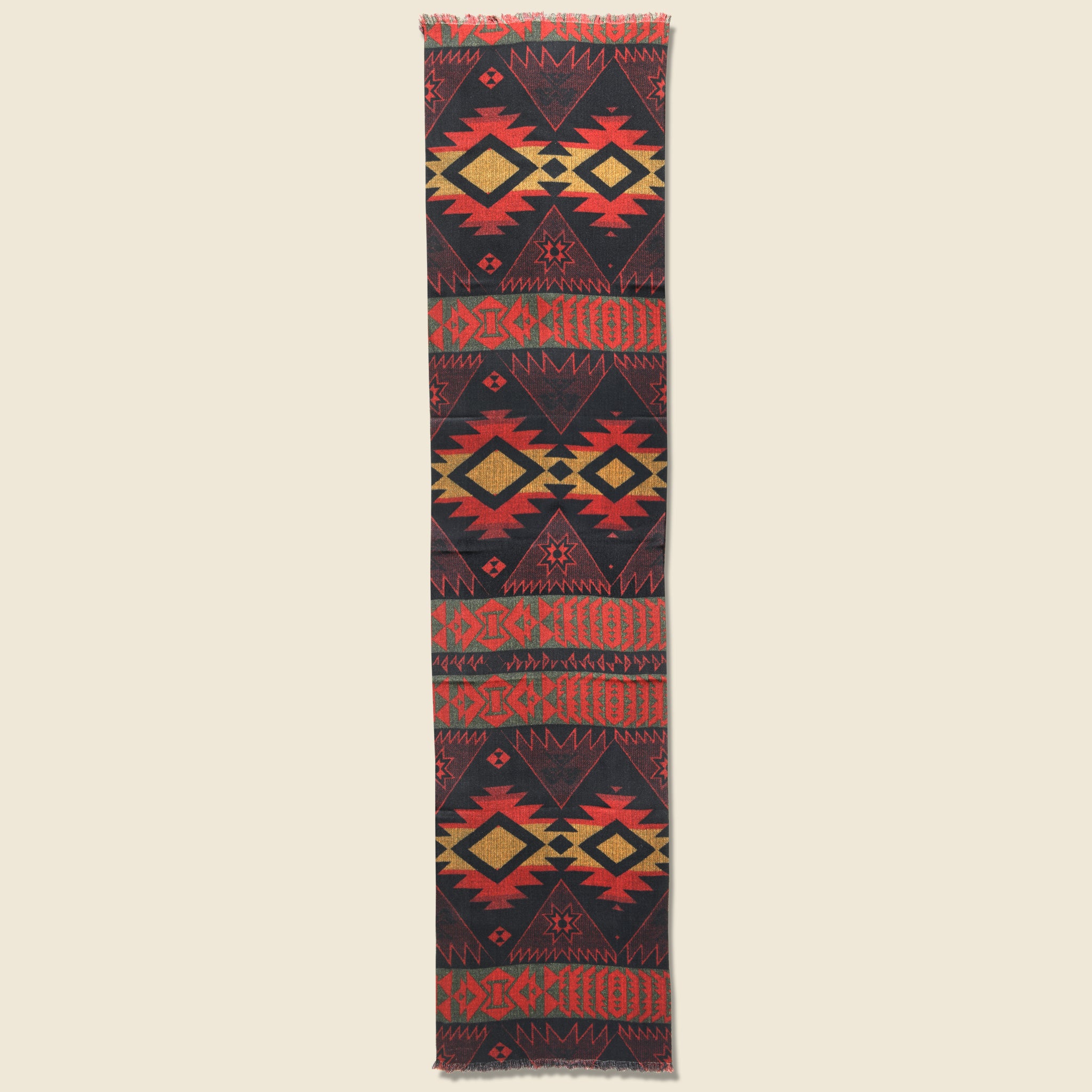 Briggs Cashmere Winter Scarf - Red/Black/Cream - RRL - STAG Provisions - Accessories - Scarves