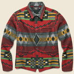 Southwestern Jacquard Overshirt - Red - RRL - STAG Provisions - Tops - L/S Woven - Overshirt