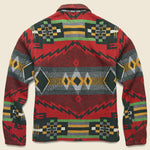 Southwestern Jacquard Overshirt - Red - RRL - STAG Provisions - Tops - L/S Woven - Overshirt