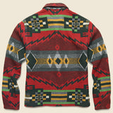 Southwestern Jacquard Overshirt - Red - RRL - STAG Provisions - Tops - L/S Woven - Overshirt