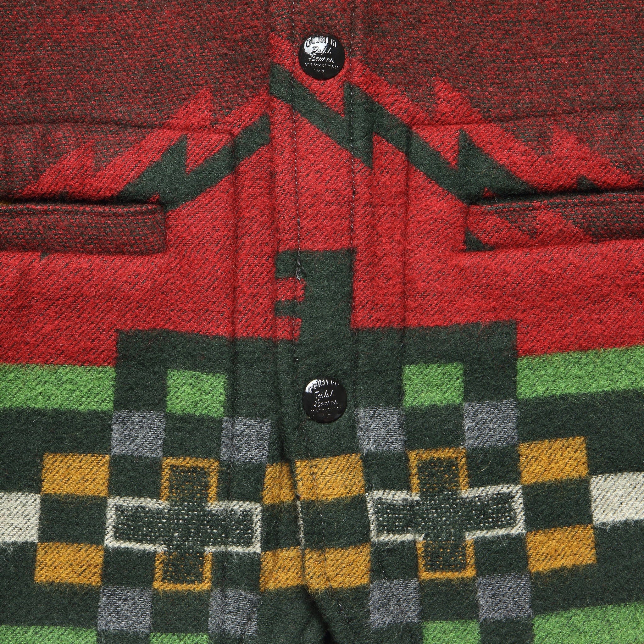 
                          Southwestern Jacquard Overshirt - Red - RRL - STAG Provisions - Tops - L/S Woven - Overshirt
                        