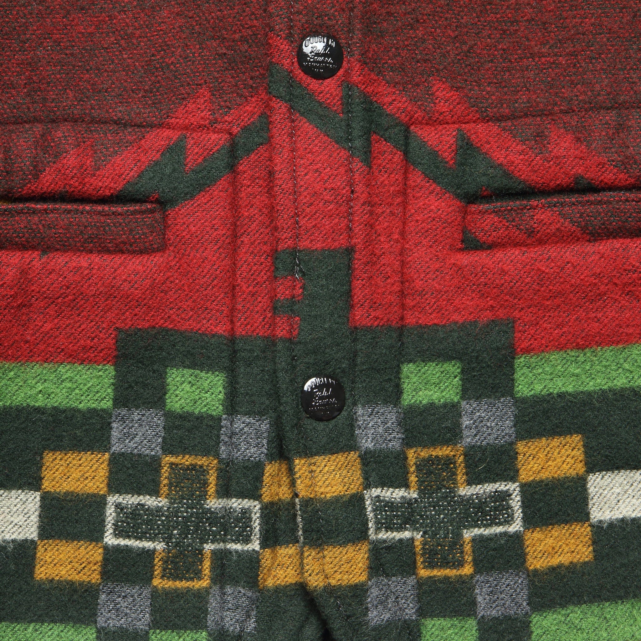 Southwestern Jacquard Overshirt - Red - RRL - STAG Provisions - Tops - L/S Woven - Overshirt