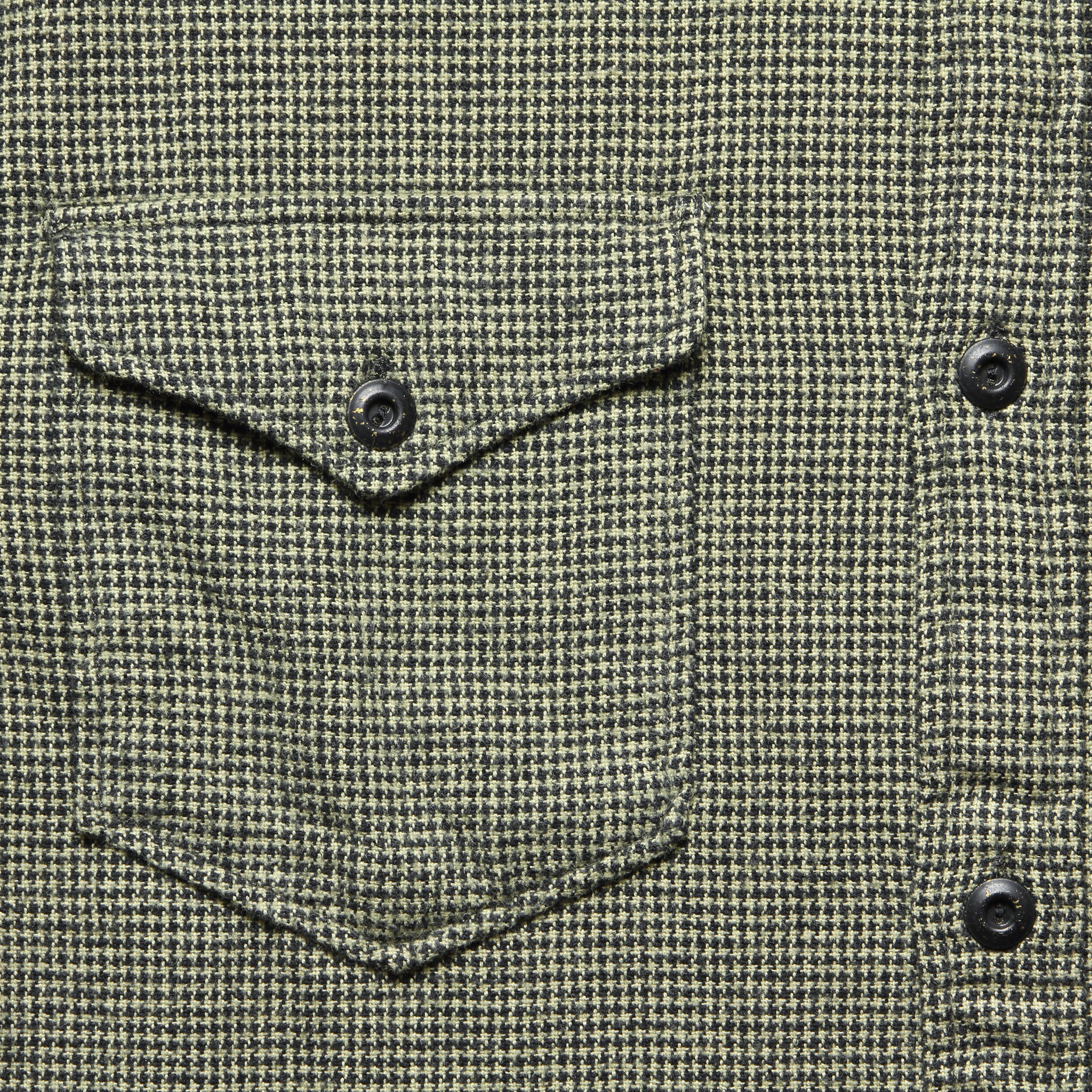 Boulder Houndstooth Flannel Workshirt - Black/White - RRL - STAG Provisions - Tops - L/S Woven - Other Pattern