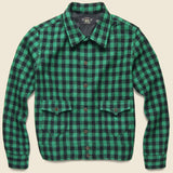 Strongbuilt Wool Check Overshirt - Green/Black - RRL - STAG Provisions - Tops - L/S Woven - Overshirt