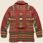 Birdseye Jacquard Sweater Jacket - Red - RRL - STAG Provisions - Outerwear - Coat / Jacket