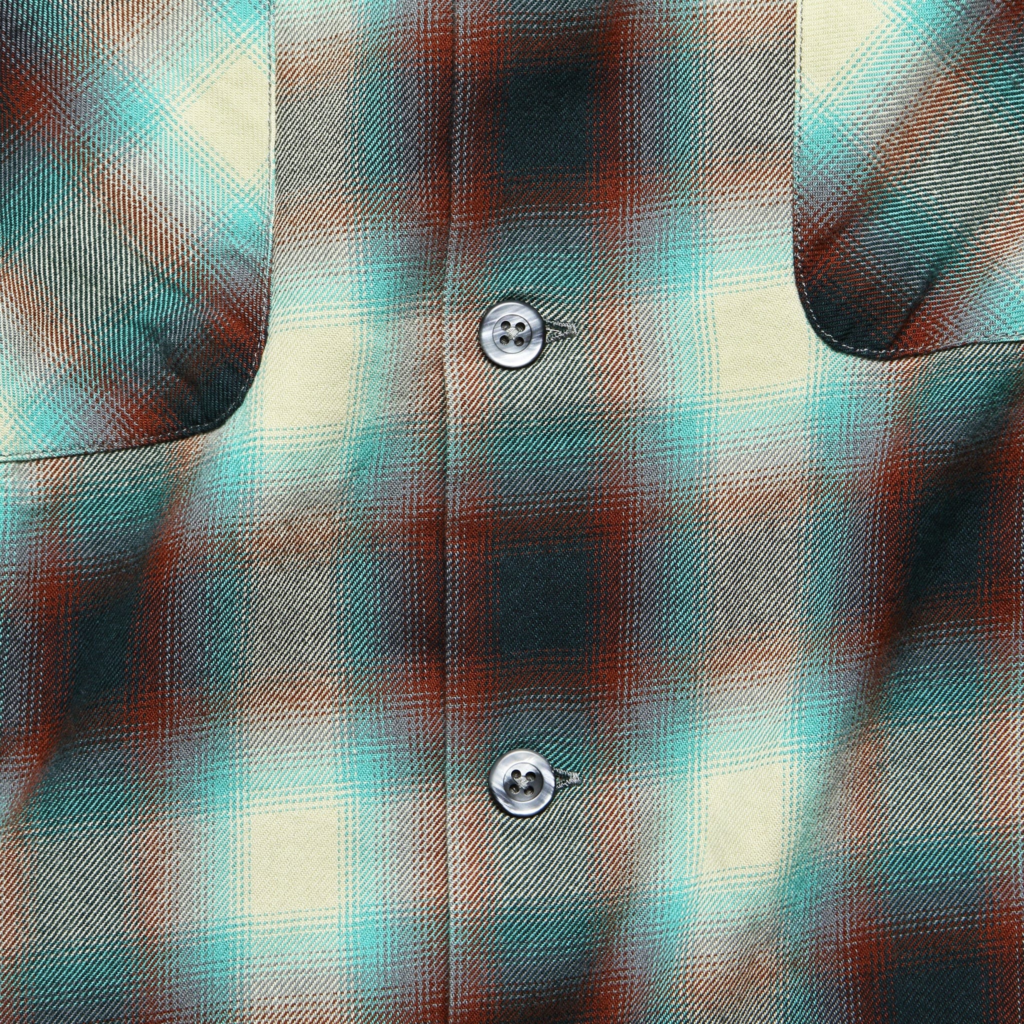 
                          Towns Camp Shirt - Green/Brown Ombr‚àö¬© Plaid - RRL - STAG Provisions - Tops - L/S Woven - Plaid
                        