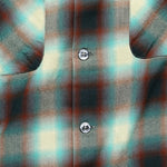 Towns Camp Shirt - Green/Brown Ombr‚àö¬© Plaid - RRL - STAG Provisions - Tops - L/S Woven - Plaid