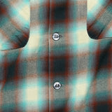 Towns Camp Shirt - Green/Brown Ombr‚àö¬© Plaid - RRL - STAG Provisions - Tops - L/S Woven - Plaid