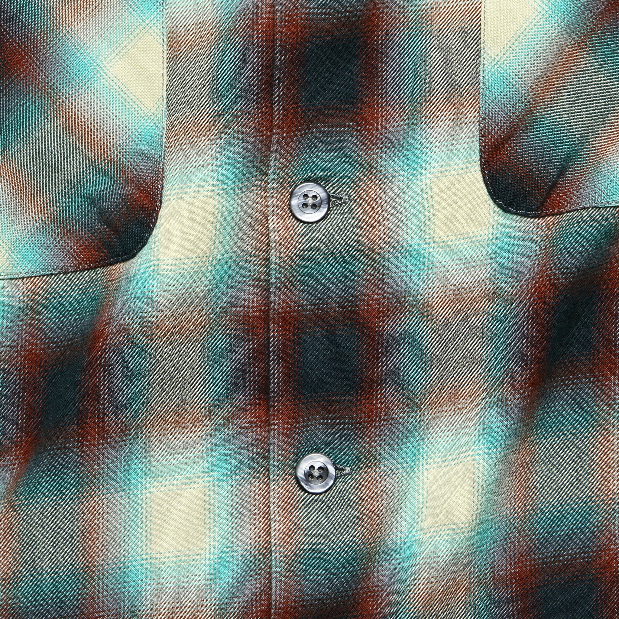 Towns Camp Shirt - Green/Brown Ombr‚àö¬© Plaid - RRL - STAG Provisions - Tops - L/S Woven - Plaid