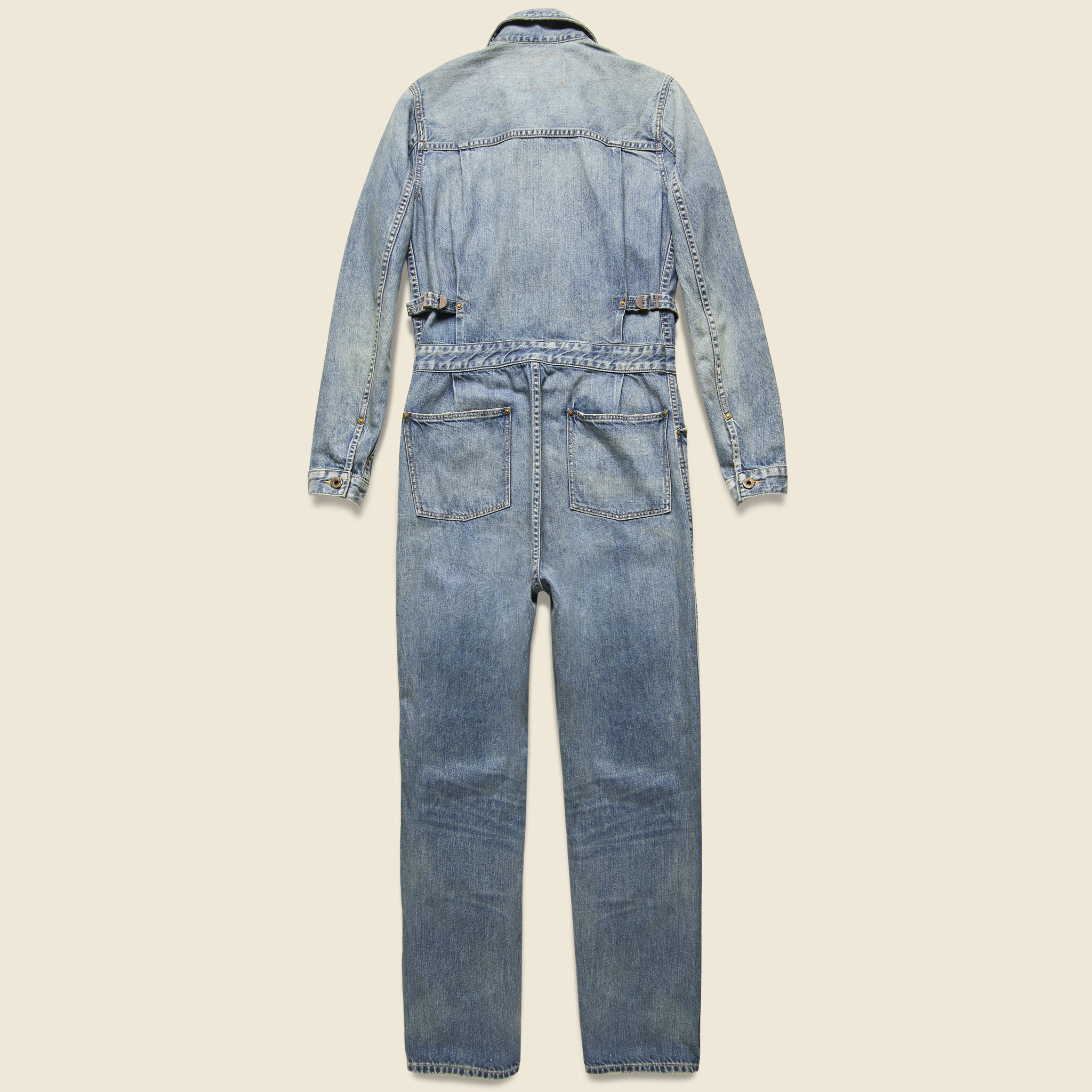 
                          Left-Hand Denim Coverall - Ellison Wash - RRL - STAG Provisions - W - Onepiece - Jumpsuit
                        