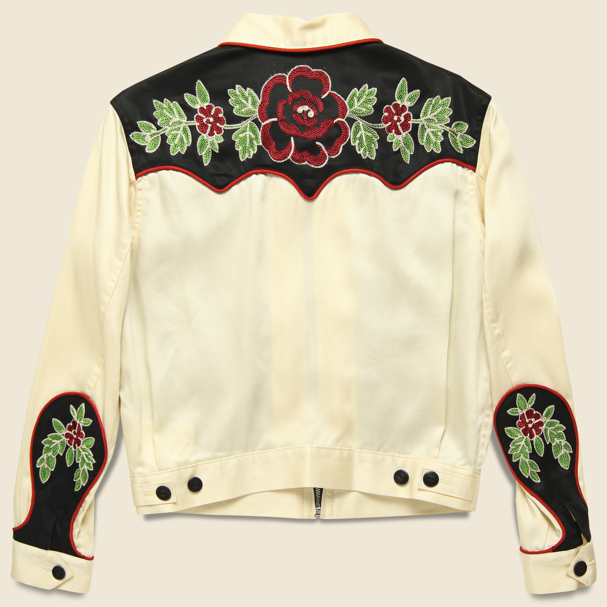 
                          Embroidered Western Jacket - Black/Red/Cream - RRL - STAG Provisions - W - Outerwear - Coat/Jacket
                        