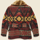 Shearling-Collar Jacquard Ranch Jacket - Red - RRL - STAG Provisions - Outerwear - Coat / Jacket
