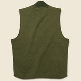 Quilted Cotton Jersey Vest - Douglas Fir Green - RRL - STAG Provisions - Outerwear - Vest