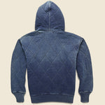 Quilted Jersey Hoodie - Indigo - RRL - STAG Provisions - Tops - Fleece / Sweatshirt