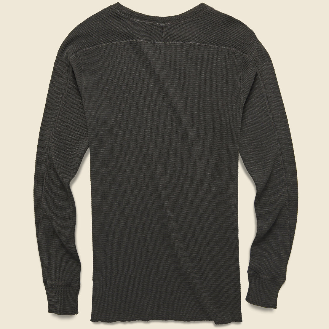 Waffle Crewneck - Faded Black Canvas - RRL - STAG Provisions - Tops - L/S Knit