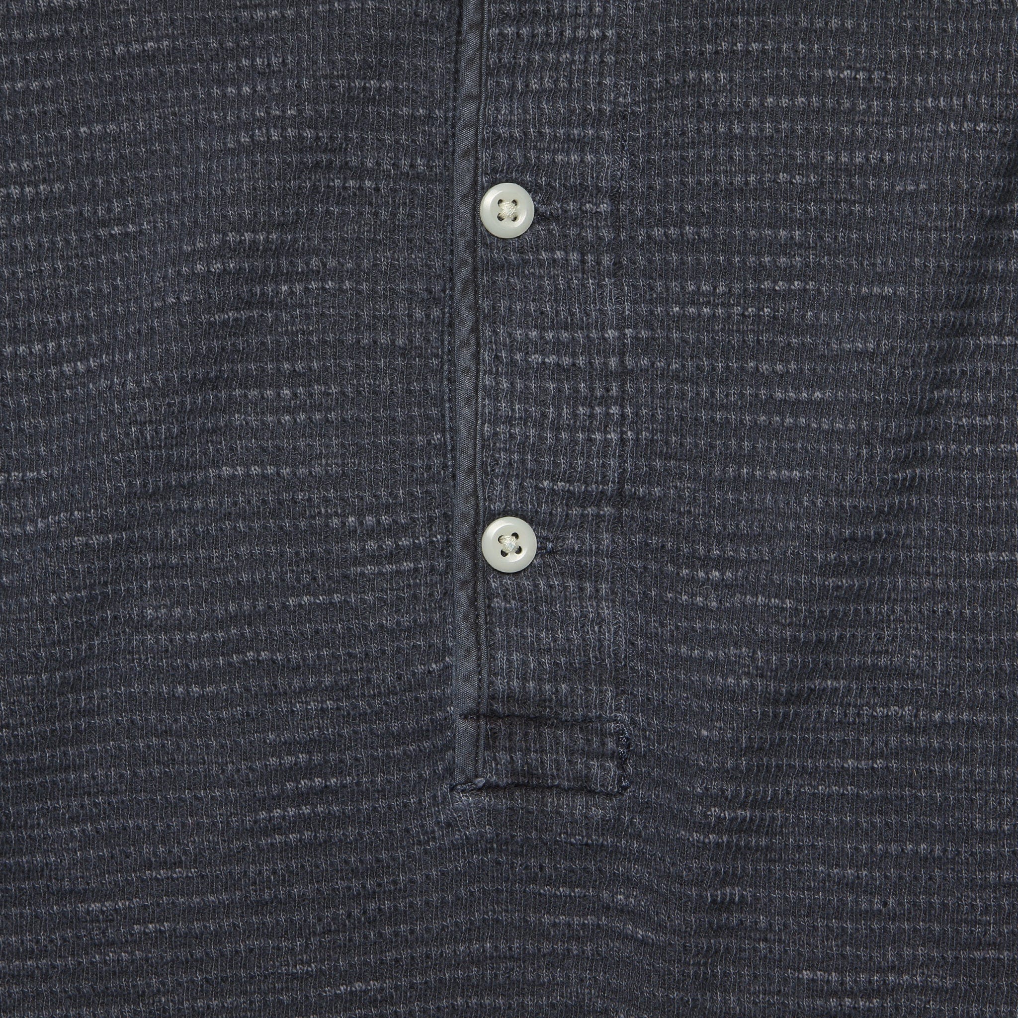 
                          Waffle-Knit Henley - Navy - RRL - STAG Provisions - Tops - L/S Knit
                        