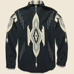Southwestern Brushed Jacquard Workshirt - Grey/Black - RRL - STAG Provisions - Tops - L/S Woven - Overshirt