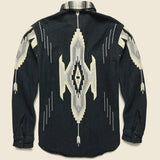 Southwestern Brushed Jacquard Workshirt - Grey/Black - RRL - STAG Provisions - Tops - L/S Woven - Overshirt