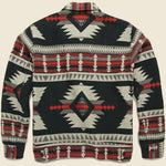 Brushed Jacquard Overshirt - Black/Multi - RRL - STAG Provisions - Tops - L/S Woven - Overshirt