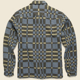 Jacquard Overshirt - Blue/Black - RRL - STAG Provisions - Tops - L/S Woven - Overshirt