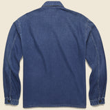 Herringbone Overshirt - Indigo - RRL - STAG Provisions - Tops - L/S Woven - Overshirt
