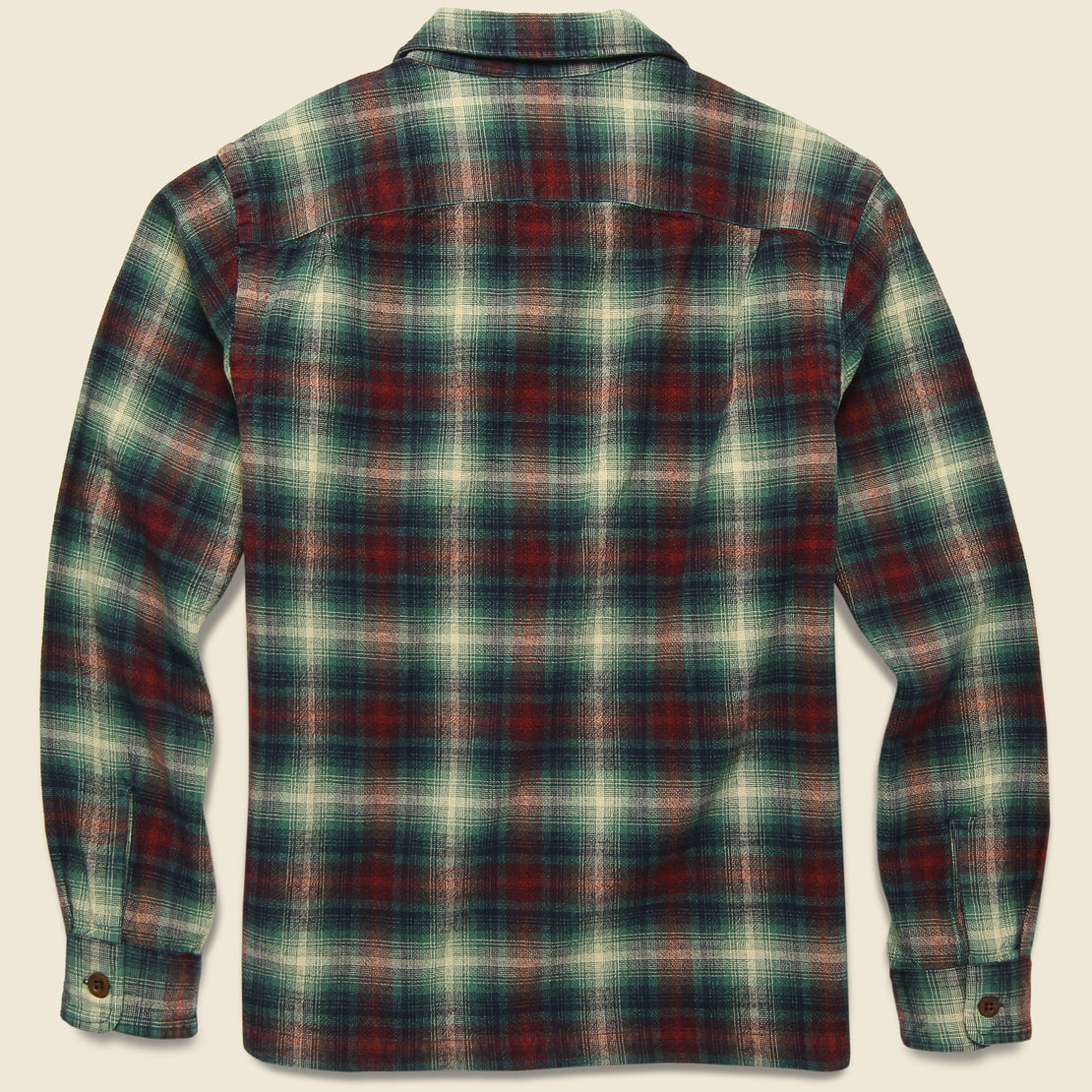 Tartan Flannel Overshirt - Red/Teal - RRL - STAG Provisions - Tops - L/S Woven - Overshirt