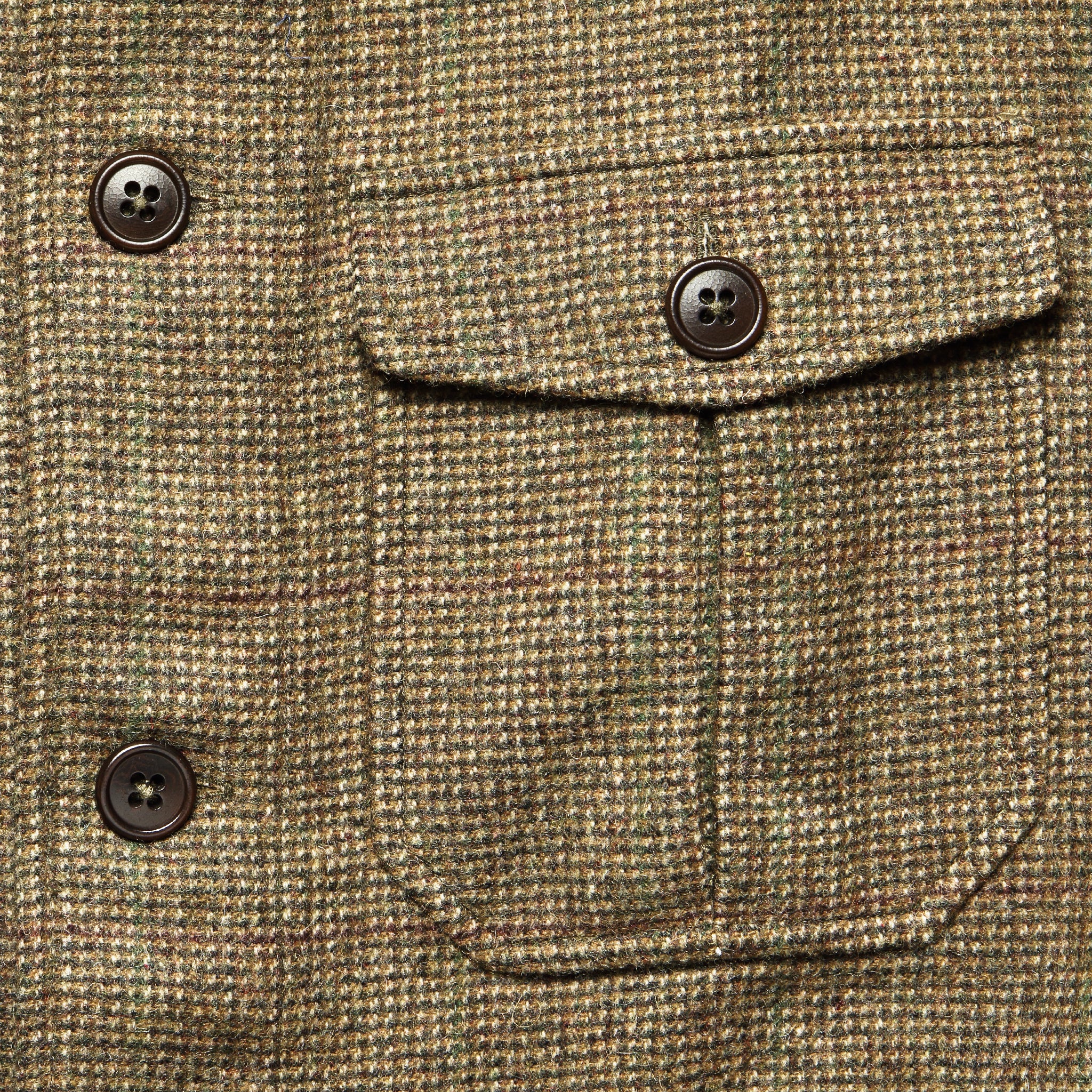 
                          Branson Tweed Overshirt - Whiskey/Olive - RRL - STAG Provisions - Outerwear - Shirt Jacket
                        