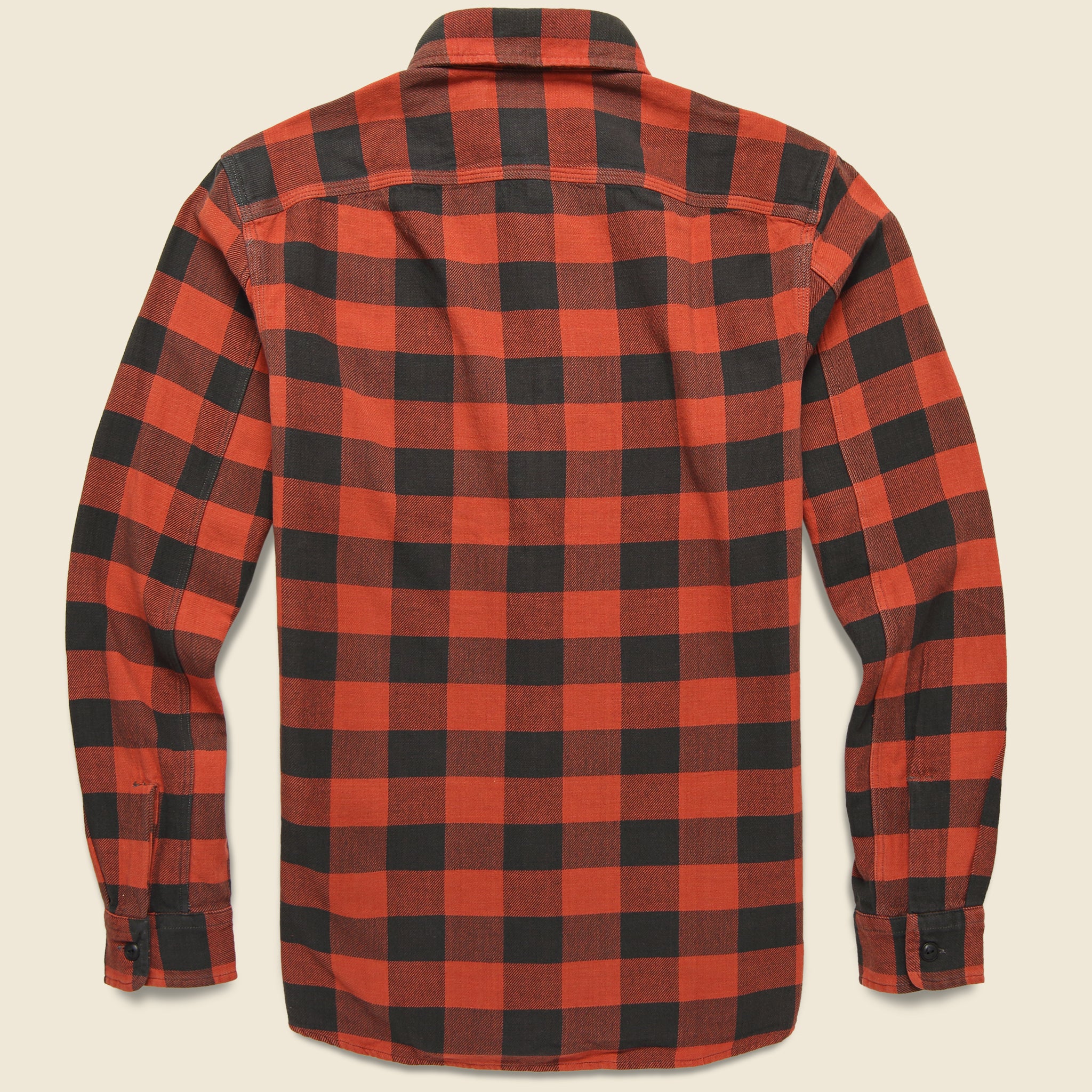 
                          Farrell Twill Plaid Workshirt - Red/Black - RRL - STAG Provisions - Tops - L/S Woven - Plaid
                        