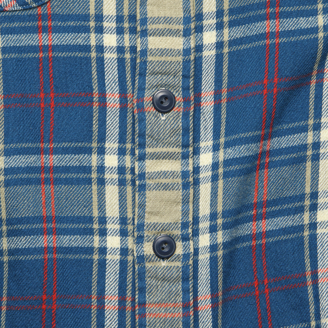 Indigo Plaid Twill Workshirt - Teal/Red - RRL - STAG Provisions - Tops - L/S Woven - Plaid