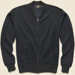 Fleece Baseball Jacket - Navy - RRL - STAG Provisions - Tops - Sweater