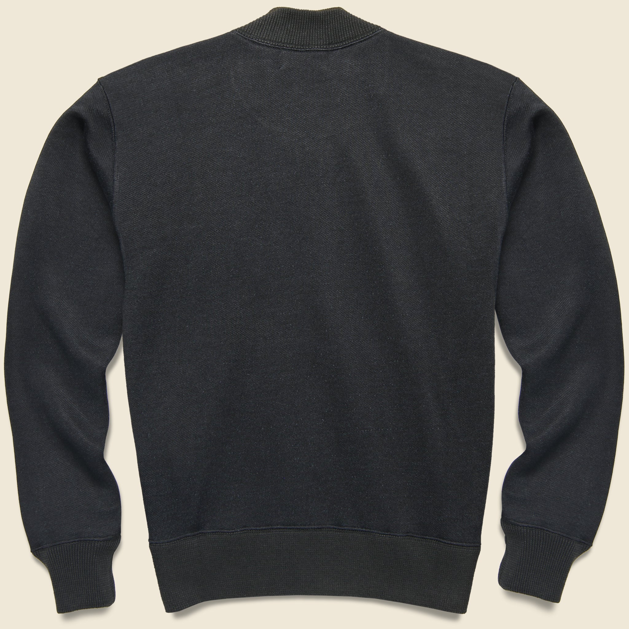 Fleece Baseball Jacket - Navy - RRL - STAG Provisions - Tops - Sweater