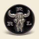Longhorn Pin - Black - RRL - STAG Provisions - Accessories - Pins