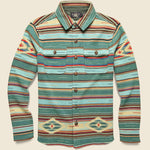 Serape Cotton-Blend Workshirt Sweater - Sage - RRL - STAG Provisions - Tops - Sweater