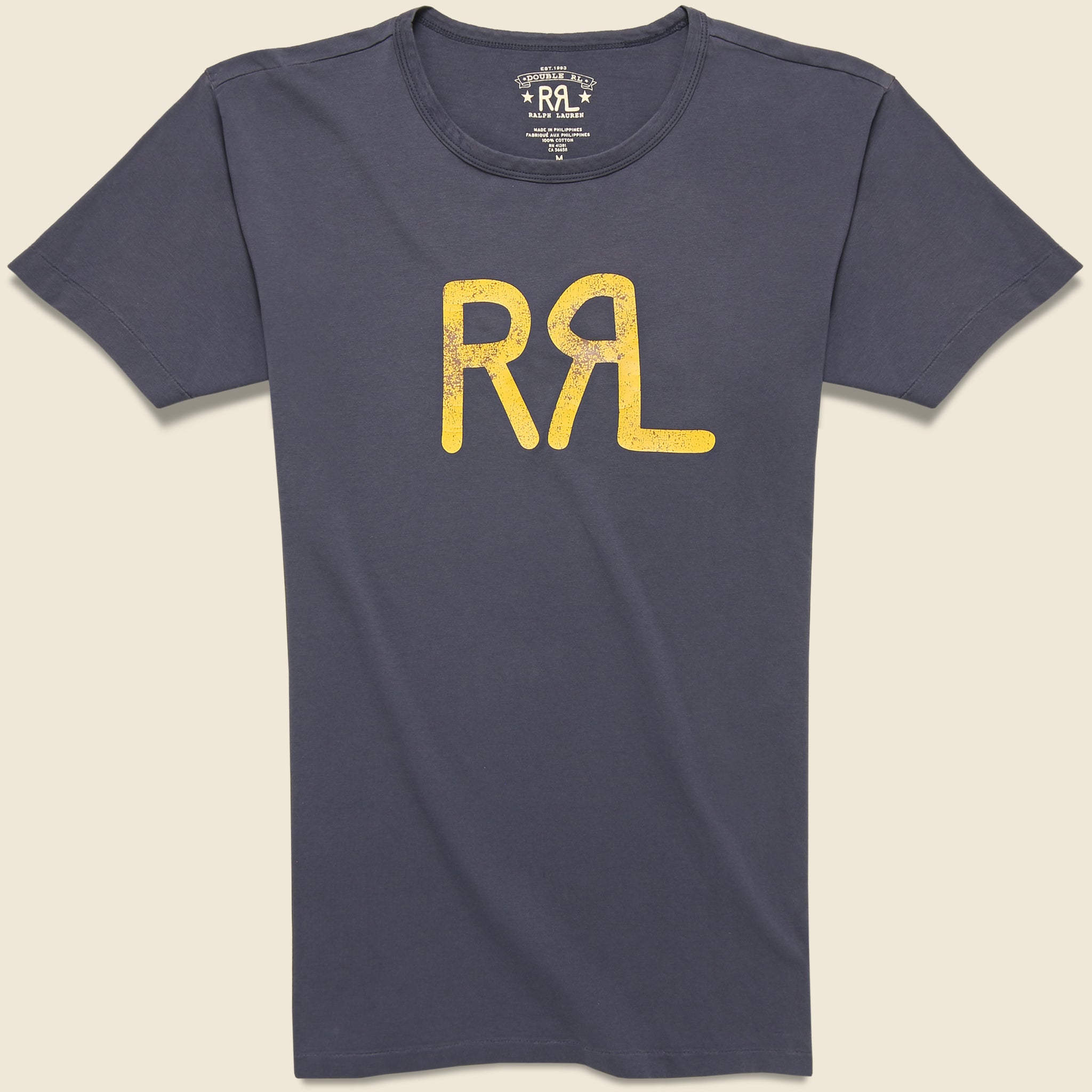 RRL Logo Jersey T-Shirt - Navy - RRL - STAG Provisions - Tops - S/S Tee