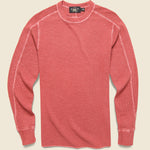 Waffle Crewneck - Red - RRL - STAG Provisions - Tops - L/S Knit