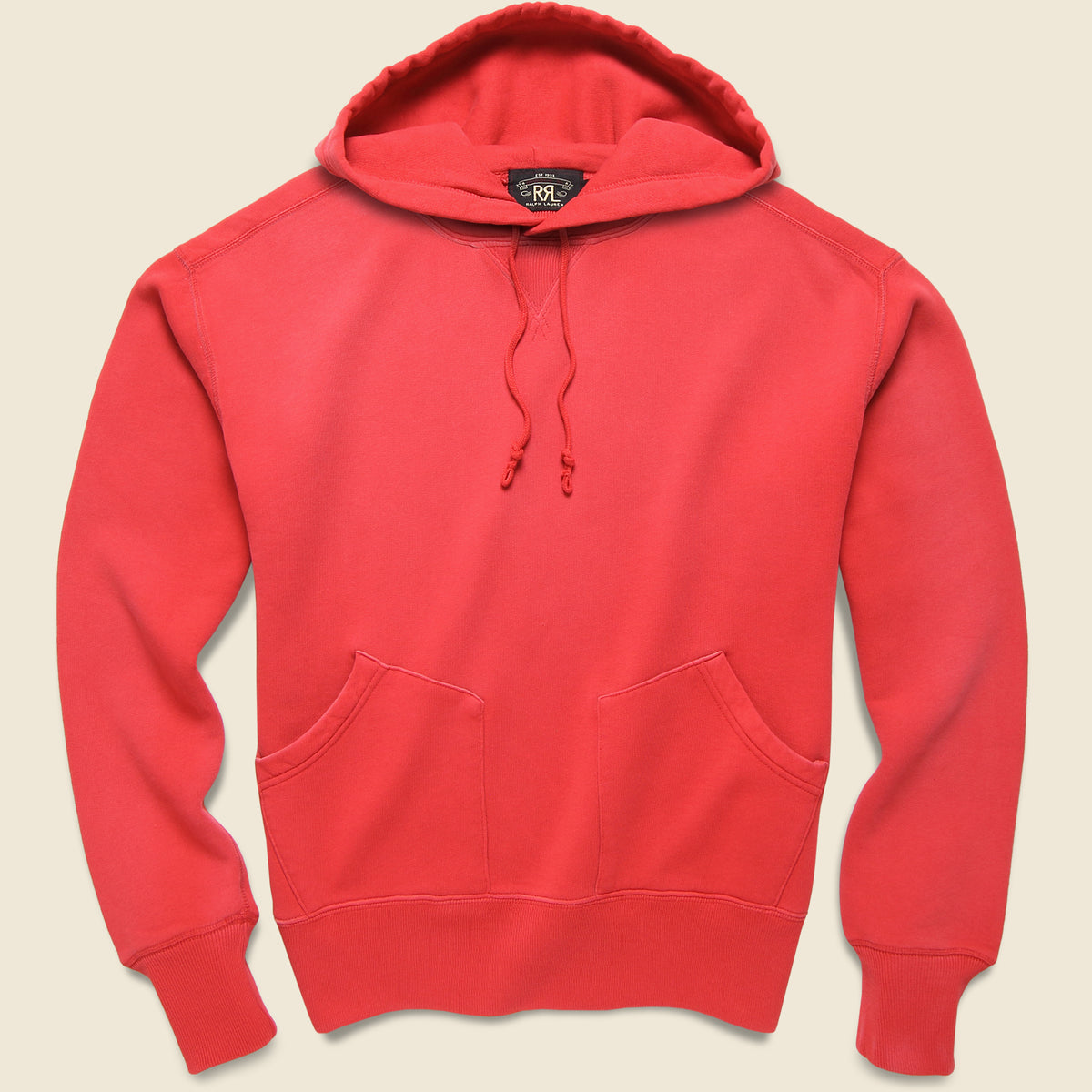 Garment-Dyed Fleece Hoodie - Vintage Red – STAG Provisions