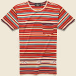 Jacquard Jersey Pocket T-Shirt - Red Multi - RRL - STAG Provisions - Tops - S/S Tee