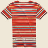 Jacquard Jersey Pocket T-Shirt - Red Multi - RRL - STAG Provisions - Tops - S/S Tee
